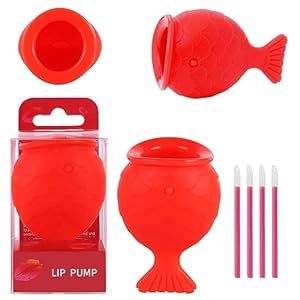 Lip Plumper Device Lip Filler Beauty Pump,Soft Material Pout Lips Enhancer Plumper Tool, Natural Pout Mouth Tool
