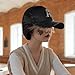 Angoily Women's Black Baseball Cap with Rhinestone Letter A, Fashion Summer Peaked Sun Hat, Casual Sparkling Bling Adjustable Hat for Outdoor and Beach