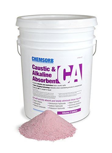 Image of CA - Caustic & Alkaline Neutralizing Absorbent, 5 Gal. Pail, SP70CA-L5P, Fast-Acting Base Neutralizer Absorbent, Safe Color Changing Technology, Silica Free Neutralizer of Caustic Alkalines