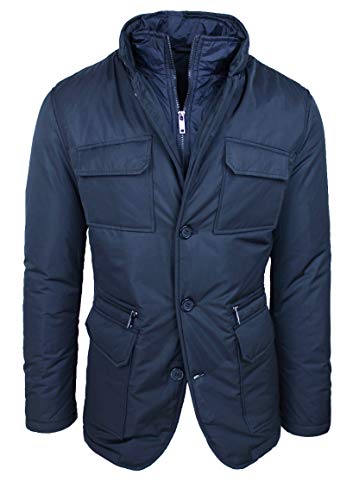 Chaqueta de plumas para hombre y chaleco para viajes y diario