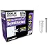 TOGGLER SnapSkru SPM Mini Self-Drilling Drywall Anchor with Screws, Glass-Filled Nylon, Made in US, For #6 to #8 Fastener Sizes (Pack of 100)