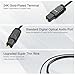BrambleCo Optical Cable for Soundbar to TV – 1.5M Digital Optical Audio Cable, Fiber Optic Cable with Metal Connectors, Stable Hi-Fi Sound Transmission for TV, Speaker, Home Theater