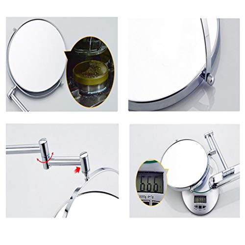 Miroir de salle de bain à grossissement multiple pour éviter les flous - 7