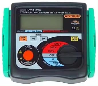 Kyoritsu 3007A Digital Insulation Continuity Tester 250V/500V/1000V Insulation Resistance Meter KEW3007A 20M/200M/2000M