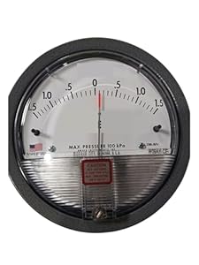 Folisila Zeiger-Differenzdruckmessgerät 2300-3KPA