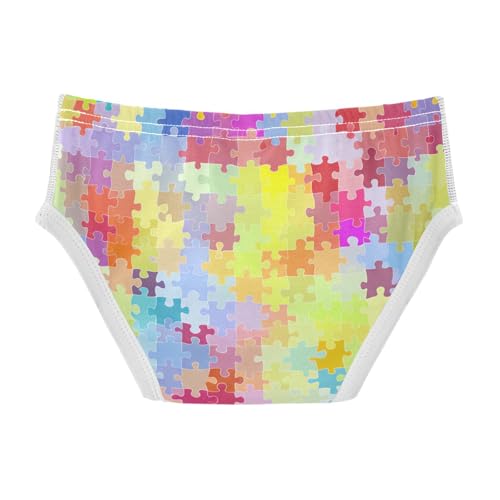 Colorful Puzzle Pieces Toddler Boy's Underwear 2T 202c14232