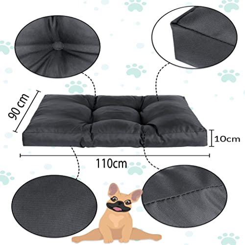 Pillows24 Hundebett in 3 Größen M, L und XL erhältlich, 10 cm hoch, Hundematte ideal für kleine, mittlere und große Hunde, waschbares Hundekissen, 100% Oxfort-Polyester, leicht zu reinigen