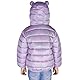 JinBei Winterjacke für Baby Mädchen, Kinder Mantel mit Kapuze Warme Einhorn Lila Kapuzenjacke, Kleinkind Ultraleicht Gepolstert Herbst Steppjacke Oberbekleidung Wintemantel Alter 1-2 Jahre