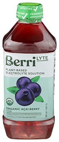 Berri Lyte Organic Acai Berry Electrolyte Solution, 1.1 Qt #TOP4