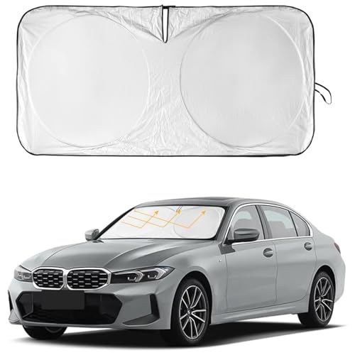 Image of Windshield Sunshade for BMW 3 Series 2019-2024 2025 2026 Window Sun Shade
