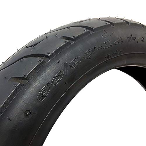 Image of MMG Premium Rear Tire 90 /90-14 Street Tread for Scooters City Grip On Road