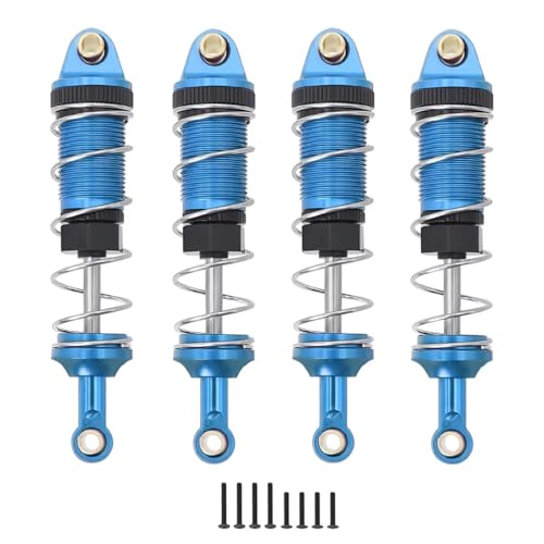 RC�J�[�I�C���V���b�N�A�u�\�[�o�[ For MJX For HYPER For GO 14301 14302 14303 1/14 RC�J�[�p�[�c ���^���t�����g���A�����I�C���V���b�N�A�u�\�[�o�[ ����60MM(Blue)