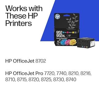 HP 952 Ink Cartridge (Black XL + CMY)