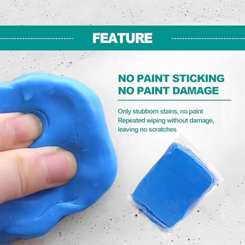 4er Pack 100g Car Clay Bar Auto Detailing Magic Clay Bar für Autowäsche Auto BLAU - Bild 4 von 22