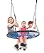 Smartsome Web Tree Swing Set - 40 Inch - Tire Swing - Hours Of Outdoor Fun for Multiple Kids or Adult - Round Swing - Soft Handles For Comfort - Great Kids Rope Swing For Trees - Indoor & outdoor