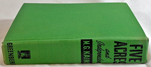 Five Acres and Independence, a Practical Guide ... B000UFMULW Book Cover