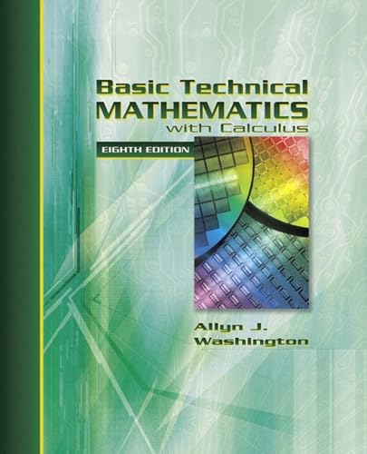 Basic Technical Mathematics With Calculus