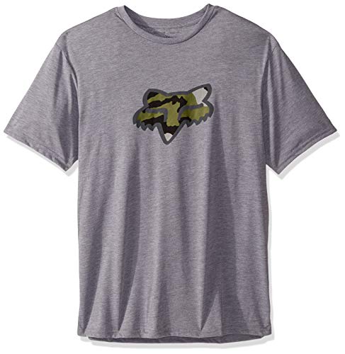 Fox Predator Ss Tech Tee Heather Graphite S tejido técnico de secado rápido 1