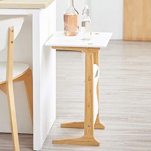 Table basse mobile et bout de sofa multifonctionnel en bois pour salon - 5