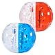 VEVOR Aufblasbarer Bump Ball Bumper Stoßball 2 STK. 1,5 m x 1,2 m, Menschlicher Kollisionsball, PVC-Körperblasen-Bounce-Ball für Outdoor-Aktivitäten, Rot + Blau + Transparent