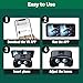 VR Headset for Phone with Controller, Anti-Blue Lens PD & Fl Adjustable Virtual Reality Goggles Set for Kids and Adults, Compatible with iPhone 16/15/14/13/12 Samsung Android 4.5-6.7