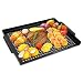 MEHE Grill Basket, Thicken Will not Warped, Nonstick Grilling Topper 14.6"x11.4 Grill Pan BBQ Accessory for Grilling Vegetable, Fish, Shrimp, Meat, Camping Cookware