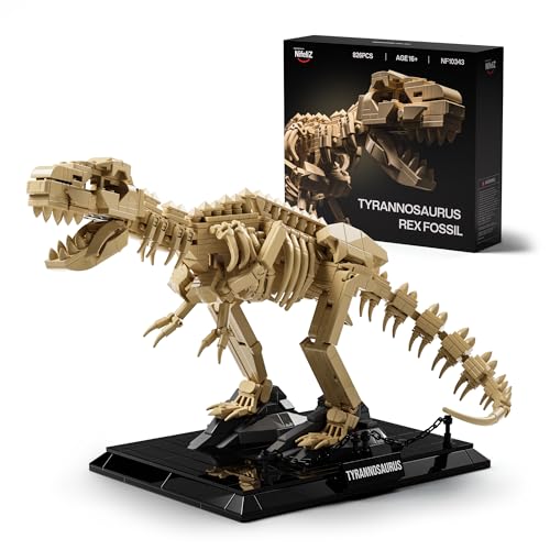 Nifeliz Fósiles de Dinosaurio T. Rex Decoracion Kit de Construcción, Dinosaurio de Construcción para Hombres y Mujeres, Regalo Coleccionable para Amantes de Las Fósiles (826 Piezas, NF10343)
