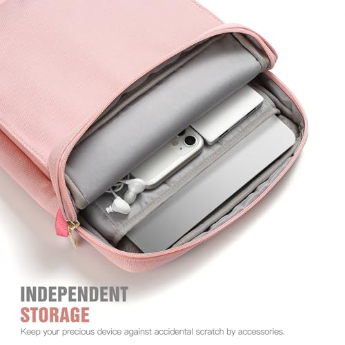 Image of TiMOVO 13 inch Laptop Sleeve for MacBook Neo /Air 2026 Pink Carry Case