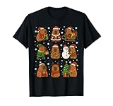 Photo Gallery cappello di babbo natale capybara divertente per uomini, donne e bambini maglietta Photo Gallery cappello di babbo natale capybara divertente per uomini, donne e bambini maglietta