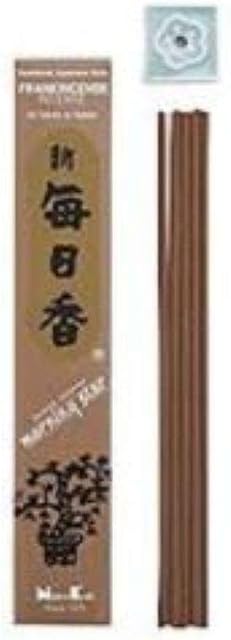 Morning Star Japanese Incense Sticks FRANKINCENSE 50 Sticks & holder