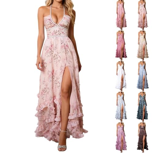 Robe maxi florale fluide coupe fine pour sublimer la silhouette