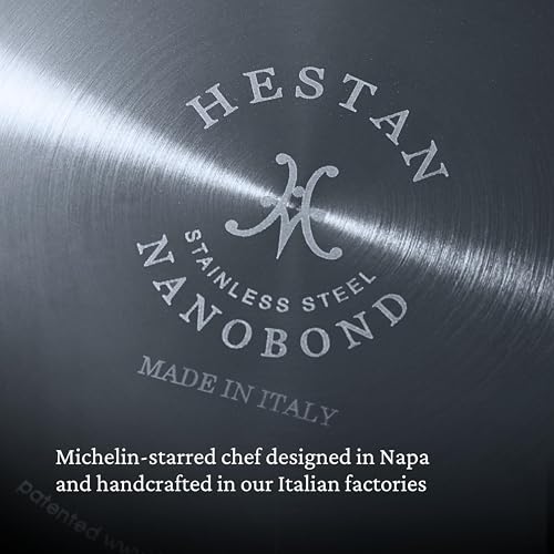 Hestan - NanoBond Collection - Titanium Stainless Steel 11-Inch Frying Pan - Toxin, PFAS, & Chemical Free Clean Cookware, Induction Cooktop Compatible by Hestan - Image 9