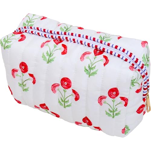 Bolsa Quilted Roja Personalizada 16x17.5x6 miniatura 4