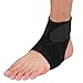 Milltrip Ankle Brace for Men & Women, Soft Ankle Support Stabilizer Sprain Fracture Recovery Foot Ankle Joint Brace Protector Adjustable Compression Ankle Wrap Support(One size-black)
