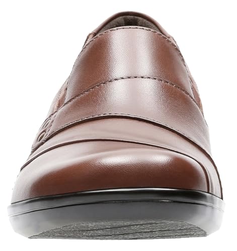 Clarks Clarks Women's May Marigold Slip-on Loafer, Brown Smooth, 7 M US