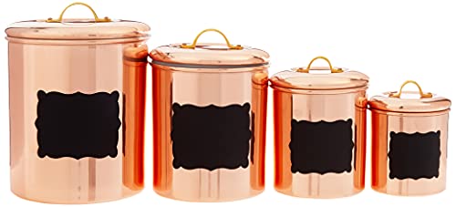 Old Dutch Canister (Set Of 4), 4 Quart, Copper #TOP1