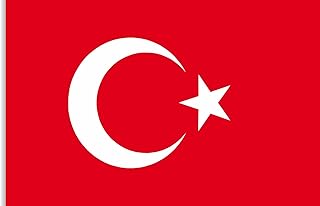 علم تركيا 90 × 150 سم - علم وطني مع فتحات، مقاوم للعوامل الجوية والاشعة فوق البنفسجية