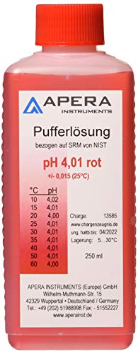 Apera Instruments Solución de calibración de pH 4.01/7.00/10.01 por 250 ml