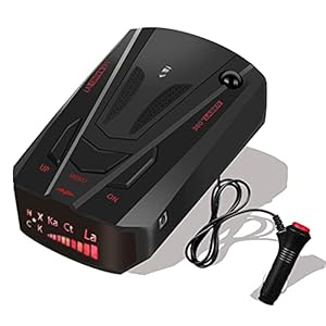 Newly Driving Aids, Updated 360 Degree Automatic Car Monitoring, Real Time Vehicle Speed Alert System, Voice Alert for Speed, Colour Icon Display, Automatic Silent Memory-Black2