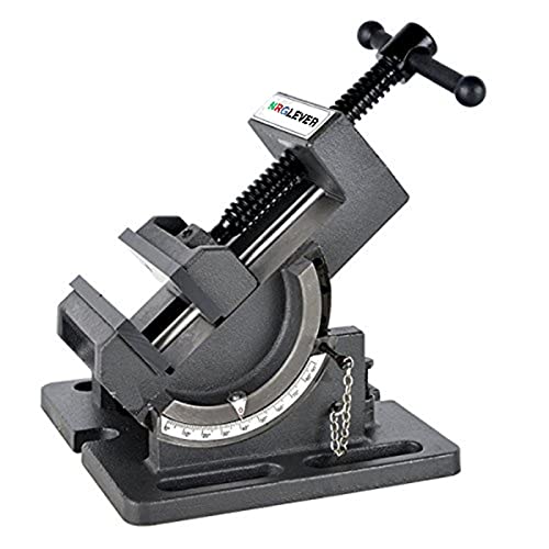 NRGLEVER BV100B Mordaza Tornillo de Banco de Trabajo, Se Puede Inclinar 90º, Desde 100...