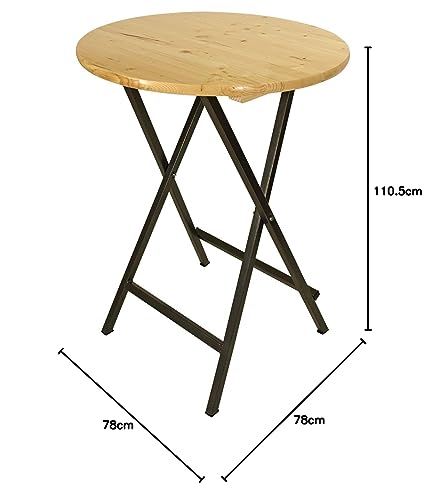 Stehtisch Degamo Zürich 78 cm rund mit grauem Stahlgestell