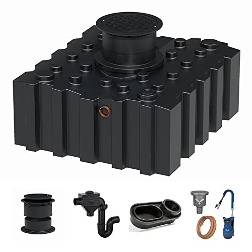 Greenlife Zisterne Flachtank 3000 Liter Komfort II Set