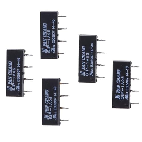 Relé de 5V SIP-1A05 de 4 pines con interruptor de láminas para conmutación de alta velocidad 4