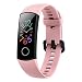 Produktbild Honor Band 5 Fitness Tracker Smartwatch Wasserdicht 50M 0,95" AMOLED Farbbildschirm Schrittzähler und Benachrichtigung Smartband (Rosa)