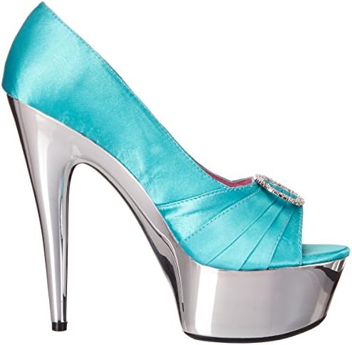 Ellie Shoes Women's 609-LAUREN, Teal, 8 B US | Image 5