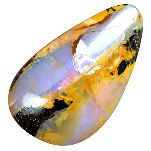 Opale rocheuse multicolore de 8.31 carats, le cadeau idéal pour collectionneur