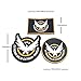 ewkft 3pcs Airsoft -Game -Cosplay S-H-D Rubber 3D PVC Badge MORCLA Patch