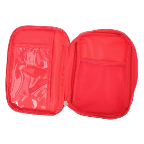 Mipcase Bolsa Portátil de Medicina de Viaje Grande de Oxford Resistente y Ligera con Asa para Primeros Auxilios Exteriores y Hogar Almacenamiento Práctico y Duradero para Emergencia