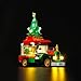 DALDED LED Light Kit for Lego Santa’s Delivery Truck 40746, Compatible with Lego 40746, Lighting Set for 40746 Building Block Christmas Decor - Without Model