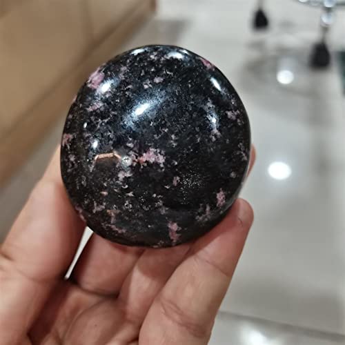WGPHDW Cristallo di guarigione Natural Plum Blossom Tourmaline Hand Crystal Hand Stone Play Pany Rose Red Tourmaline Decoration Spiritual Healing Energy Stone .Decorazioni per la casa